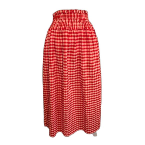 Universal Thread Gingham Red Skirt Size S - Picture 3 of 7